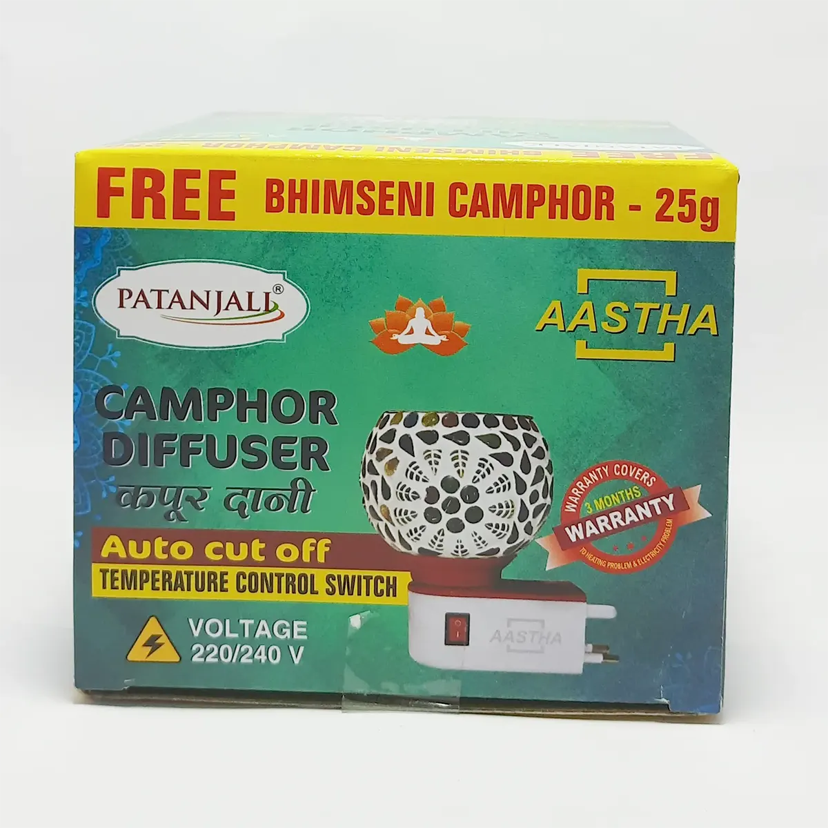 Patanjali Aastha Camphor Diffuser