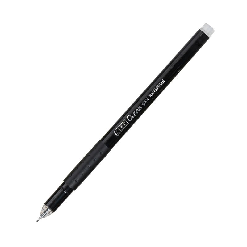 Linc Ocean 0.55mm Classic Gel Pen | Black Ink, Pack of 30