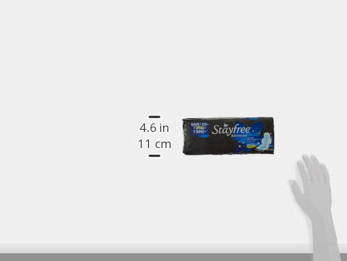 Stayfree Advanced XL All Night Sanitary Napkins (56 Count-Pack of 2, 28 Count)