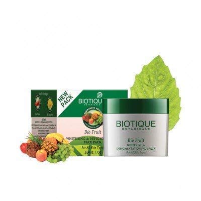 Biotique Bio Fruit Whitening and Depigmentation Face Pack For All Skin Types (75g) (Pack of 3)