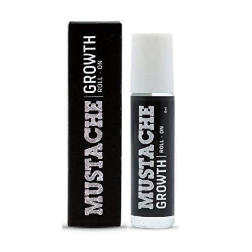 BEARDO Mustache Growth Roll On - 8 Ml|Stimulates Hair Follicles|Boosts Hair Growth |With With Almond & Coconut Oils |Easy To Use Roll On|Pack Of 2, 110 Grams