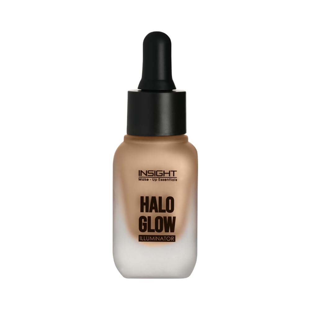 INSIGHT Halo Glow Illuminator - Pink Aura | Dewy, Radiant Finish | Liquid Highlighter | Lightweight, Buildable & Long-Lasting | Multi-Use - 20g