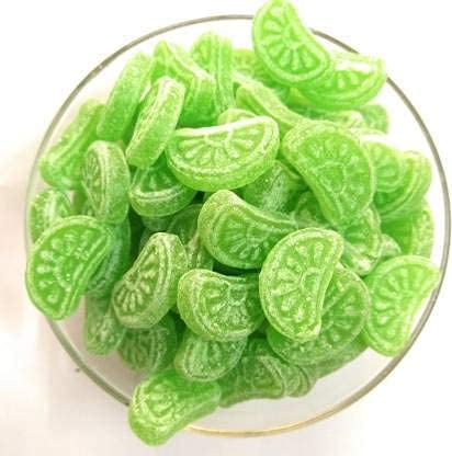NatureVit Green Apple Candy 400 Gram | Sweet & Tangy Flavored Toffee | Mouth-Watering Fruit Candy for Kids & Adults | Refreshing Snack & Party Treat