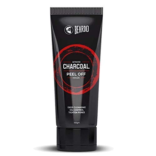 BEARDO Activated Charcoal Peel Off Mask, 100g (100gm) and Biotique Bio Dandelion Visibly Ageless Serum, 40 ml
