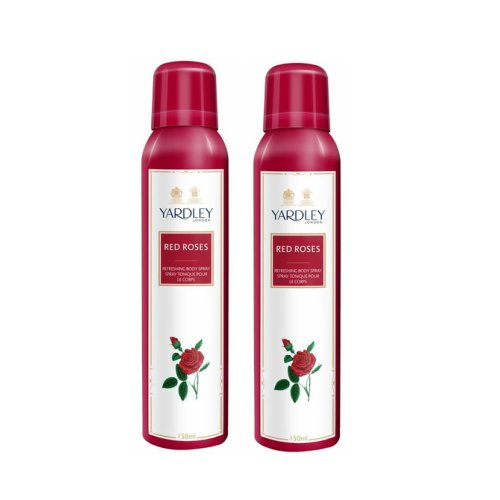 Yardley London Red Rose Deodorant Spray Combo For Women(Pack Of 2)