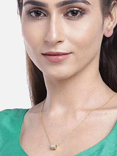 Priyaasi Designer Gold Plated American Diamond Mangalsutra for Women