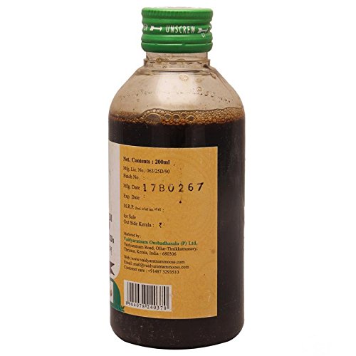VAIDYARATNAM CHIRUVILWADI KASHAYAM OIL