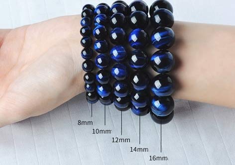 RUDRADIVINE Yellow and Black Natural Stones Healing Bracelet for Men and Women