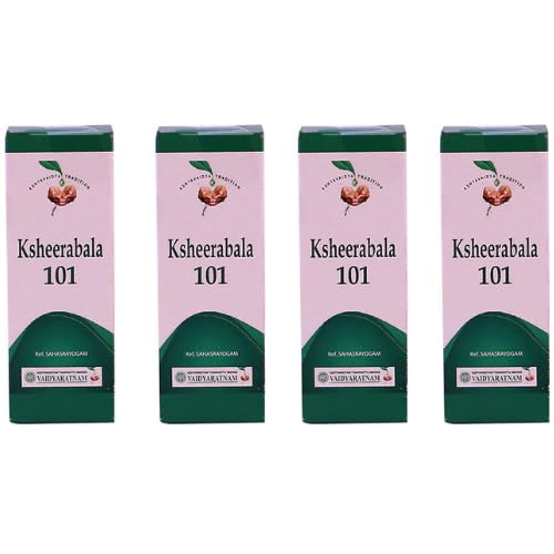 Vaidyaratnam Ksheerabala 101 Aavarthi 10ml (PACK OF 4)