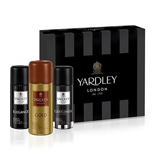 Yardley Assorted Men'S Deo Spray Tri Pack, 450 Millilitres