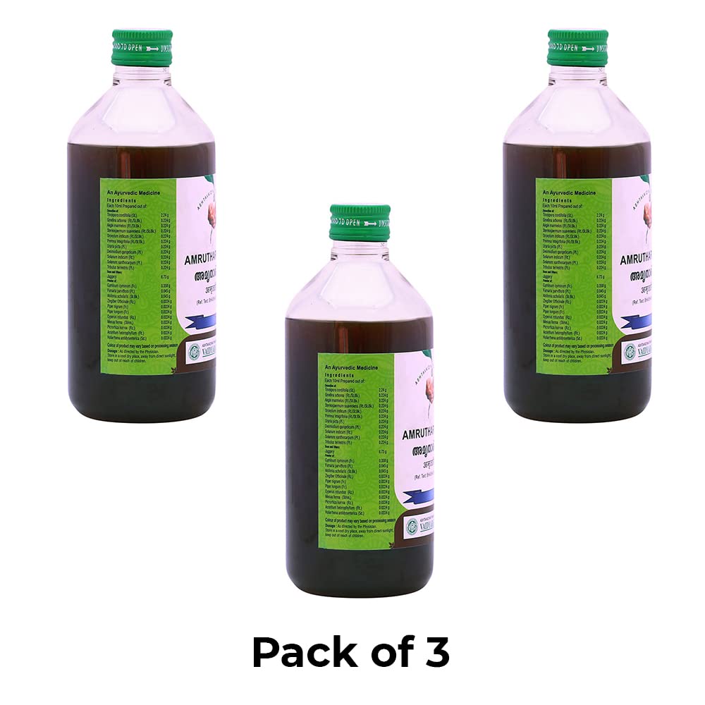Vaidyaratnam Amrutharishtam 450 ml (Pack Of 3)
