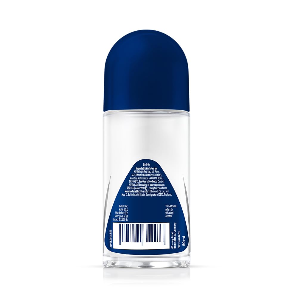NIVEA Men Fresh Woody Protect And Care Roll On, 50Ml, Pack Of 1
