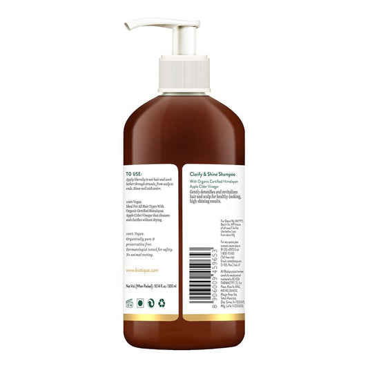 Biotique Apple Cider Vinegar Hair Shampoo, for All Hair Types, 300ml