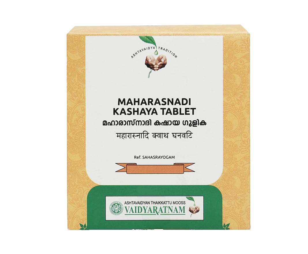 Vaidyaratnam Maharasnadi Kashaya Tablet (10x10)