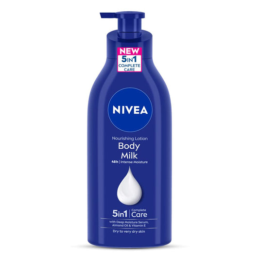 NIVEA Body Lotion for Very Dry Skin, 600 ml & NIVEA Sun Lotion, SPF 30, with UVA & UVB Protection, Water Resistant Sunscreen for Men & Women, 125 ml