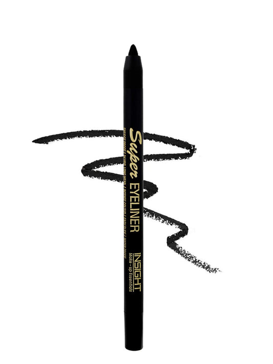 INSIGHT Super Kajal (Black) | Matte Finish |Transferproof| Waterproof|One stroke Application for Everyday Use - 20g (Pack of 2)