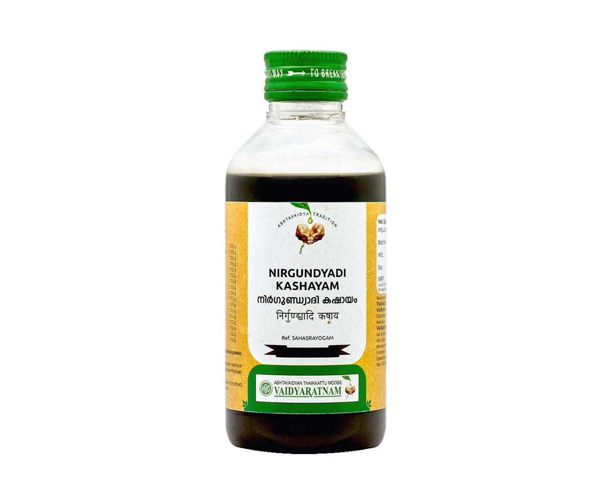 VAIDYARATNAM NIRGUNDYADI KASHAYAM (200ml)