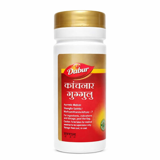 N.R. Gandhi Dabur kanchnar guggulu tablets | Ayurvedic Vatis | 80 Tablets