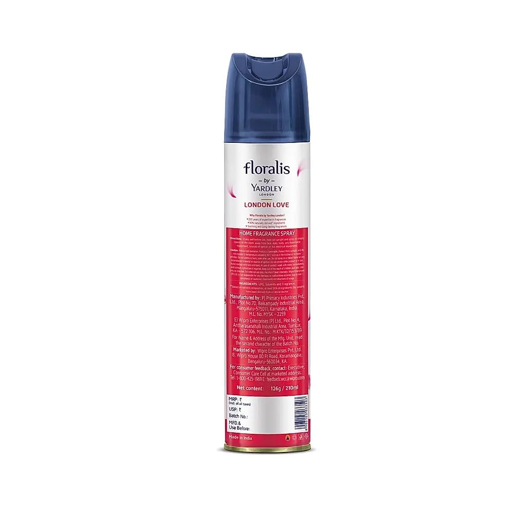 Yardley London Floralis London Love Home Fragrance Spray - 210ml