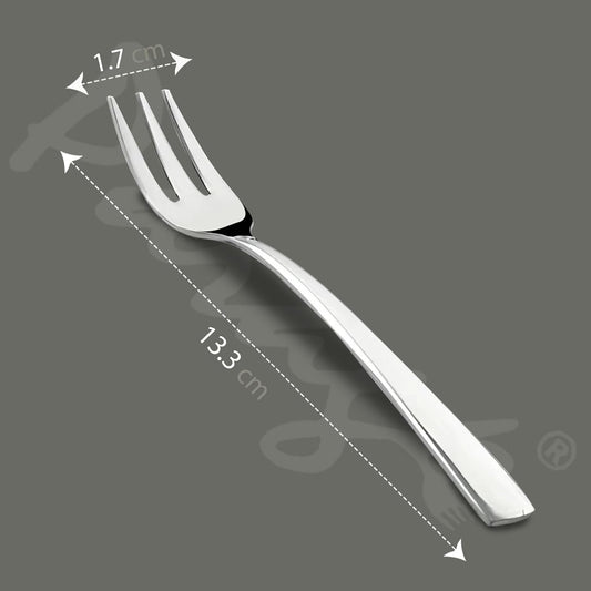 Parage 12 Pieces Stainless Steel Fruit Forks for Home & Kitchen, Fruit Picks, Kids, Snacks, Fruits and Dessert, Small Fruit Fork (Pack of 12, Silver)