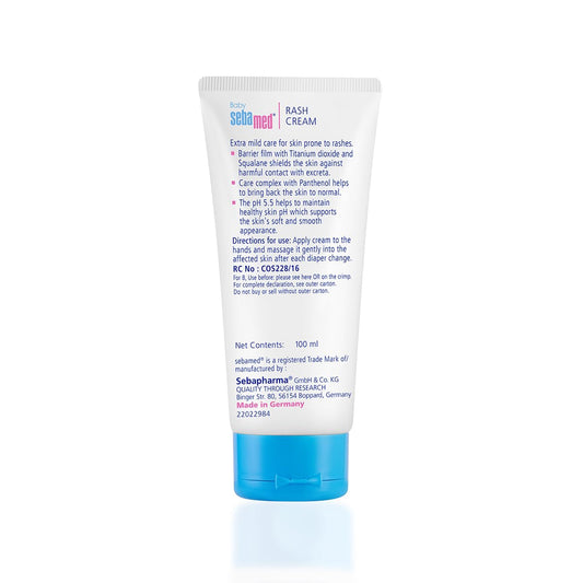 Sebamed Baby Rash Cream|pH 5.5|Ideal for Diaper Rashes|50 ml