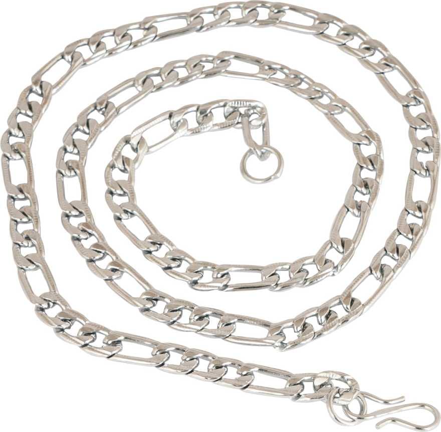 ASTRODIDI Stainless Steel Look Man Chain Silver Plated Boys, Gents and Mens Chain Looking Stylish Elegant Neck Chain