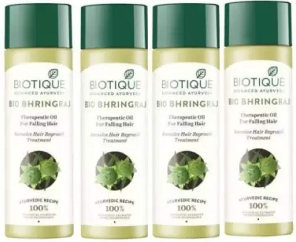 Biotique Bhringraj Hair Oil 200 Ml x4 Pcs kk Hair Oil (800 ml)