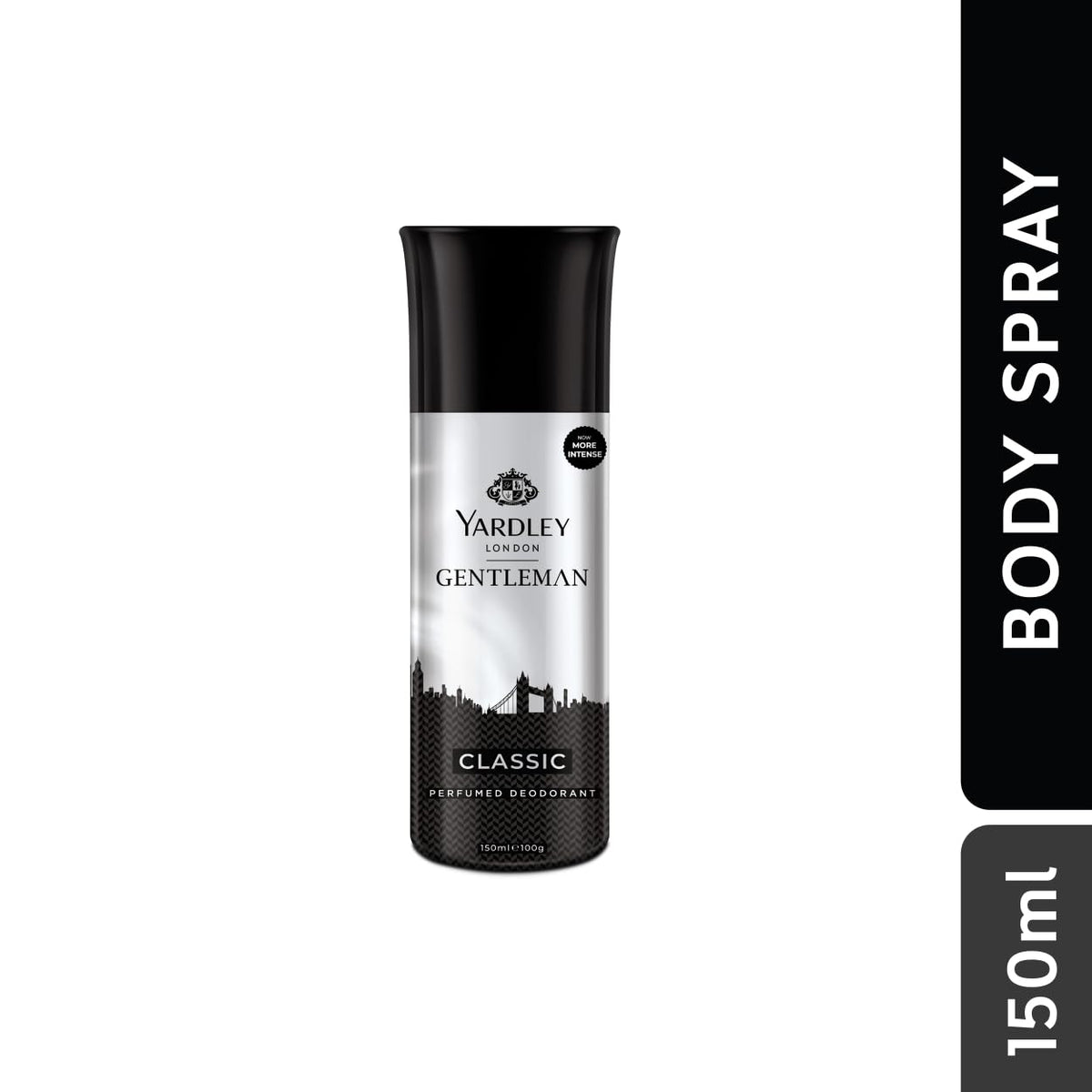 Yardley London Gentleman Classic Deodorant Body Spray For Men, 150ml