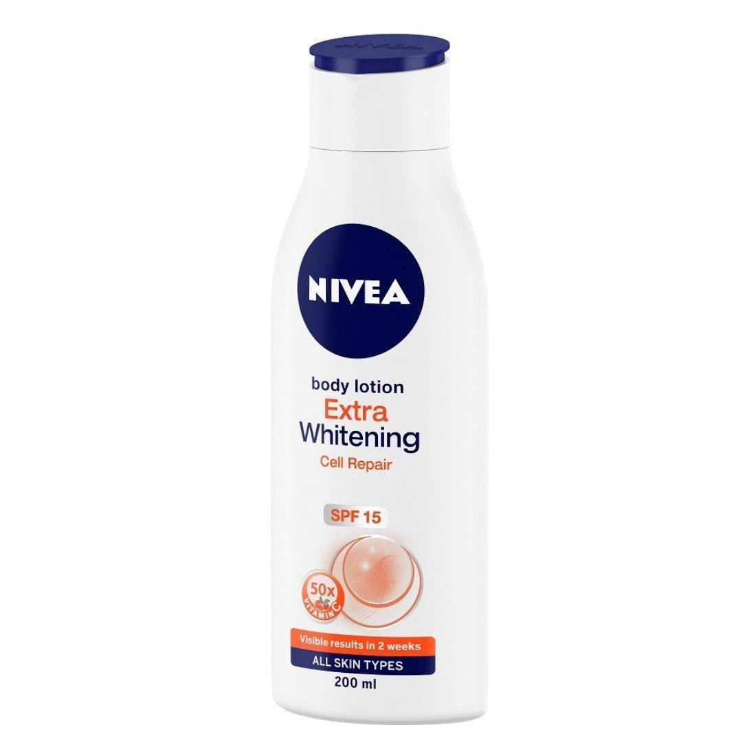 Nivea Female Fresh Scent Deodorant Roll On, Whitening Smooth Skin, 50Ml & Body Extra Whitening Body Lotion, 200Ml, Pack Of 1