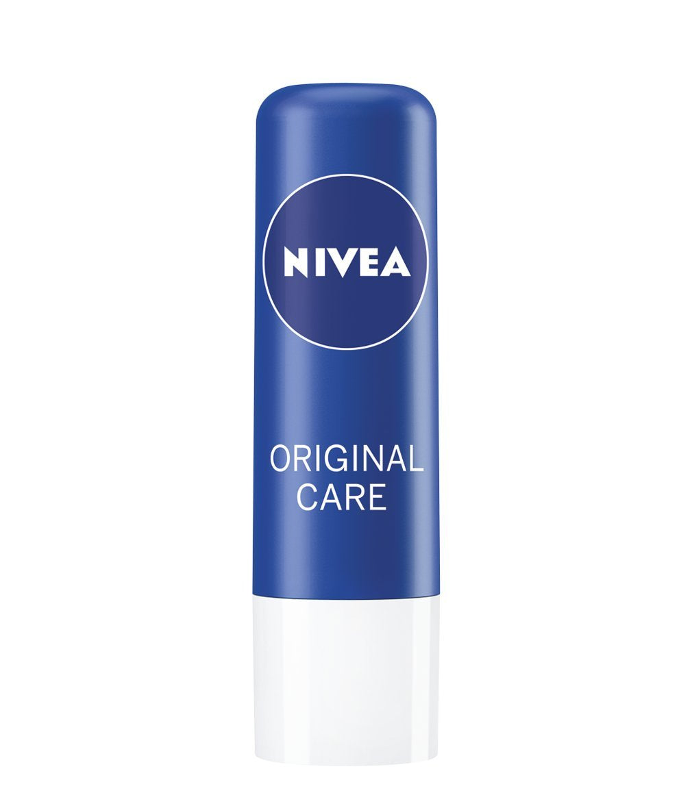 NIVEA Lip Balm, Fruity Blackberry Shine And NIVEA Lip Balm, Essential Care,4.8 g (Pack of 1)
