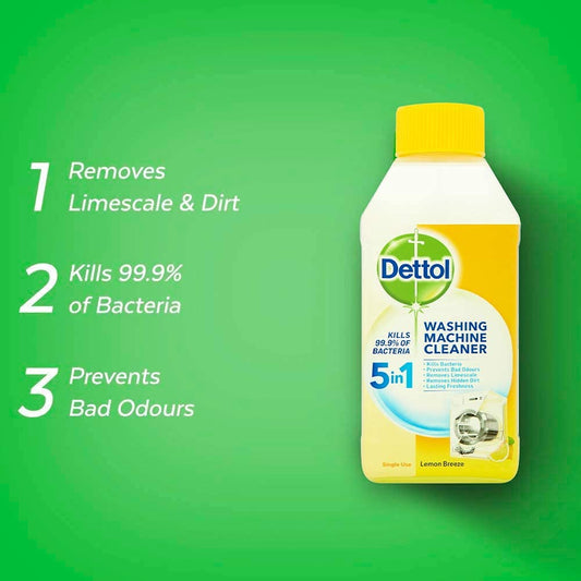 Dettol Washing Machine Cleaner Lemon 250ml