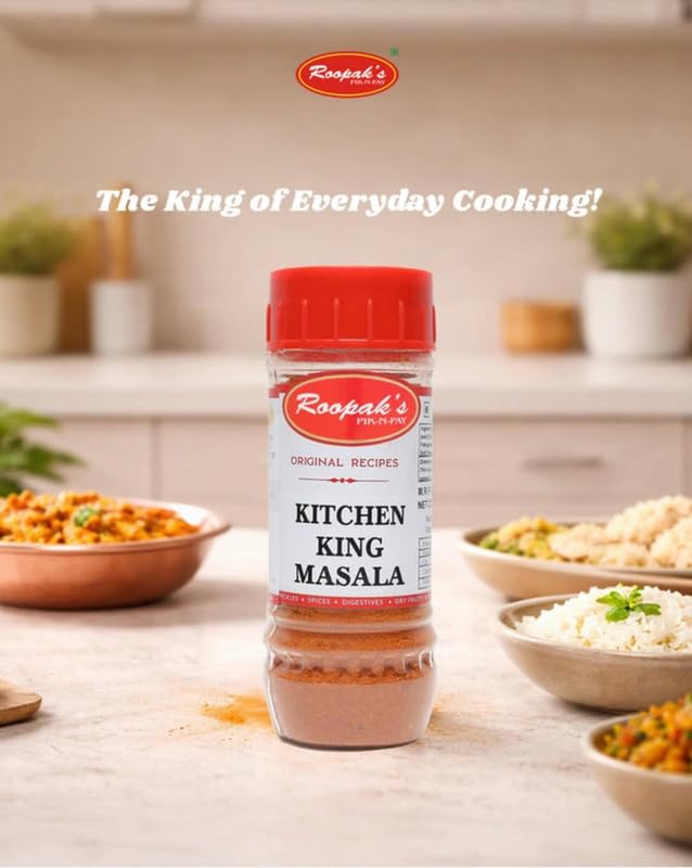 ROOPAK'S PIK-N-PAY Kitchen King Masala Turmeric, Powder, 100 Gm