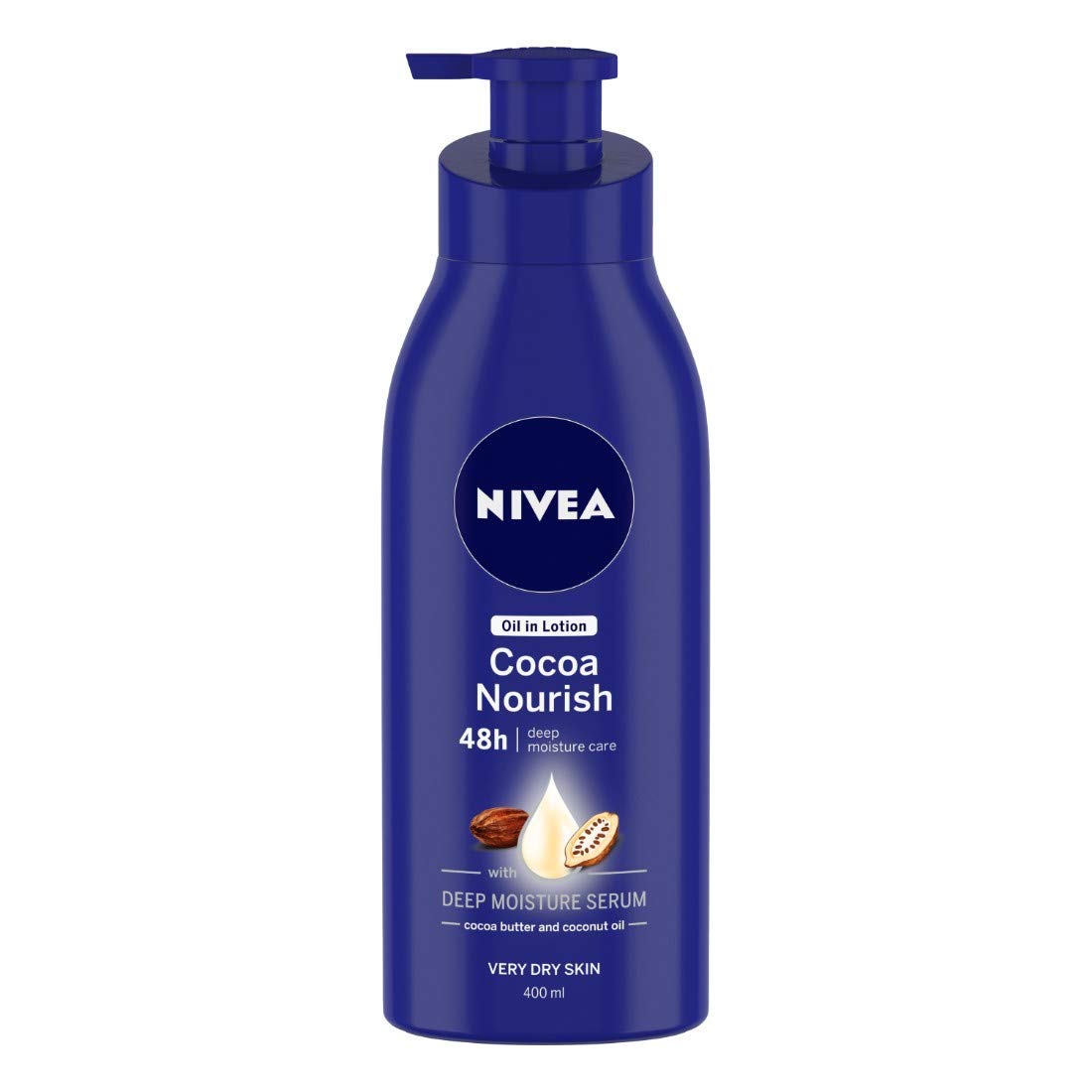 NIVEA Soft Light Moisturiser With Vitamin E, 300ml & Oil in Lotion, Cocoa Nourish, 400ml Combo
