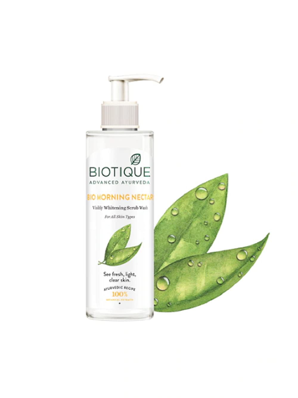 Biotique Advanced Ayurveda Morning Nectar Visibly Flawless Sustainable Face Wash 200 ml