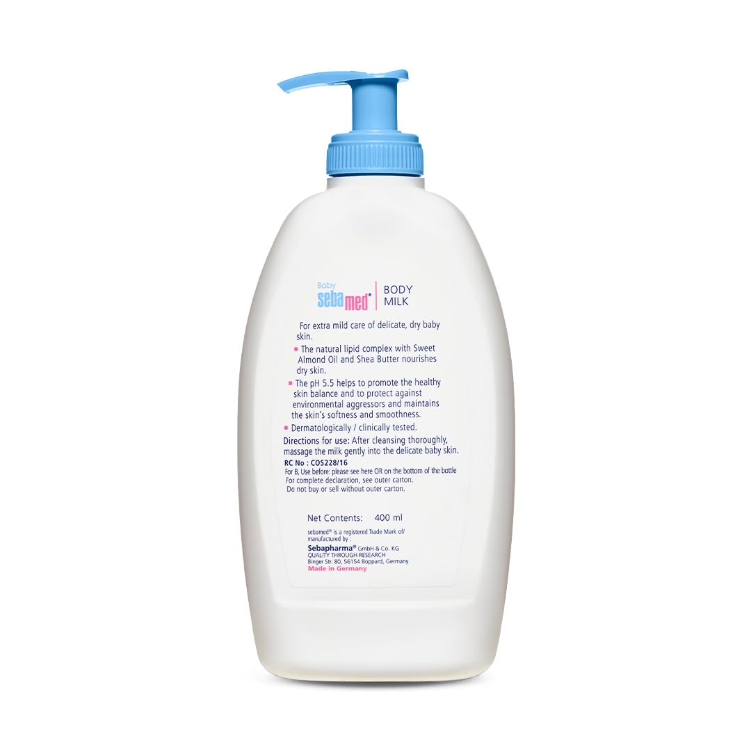 Sebamed Baby Body Milk Lotion|pH 5.5|400 ml