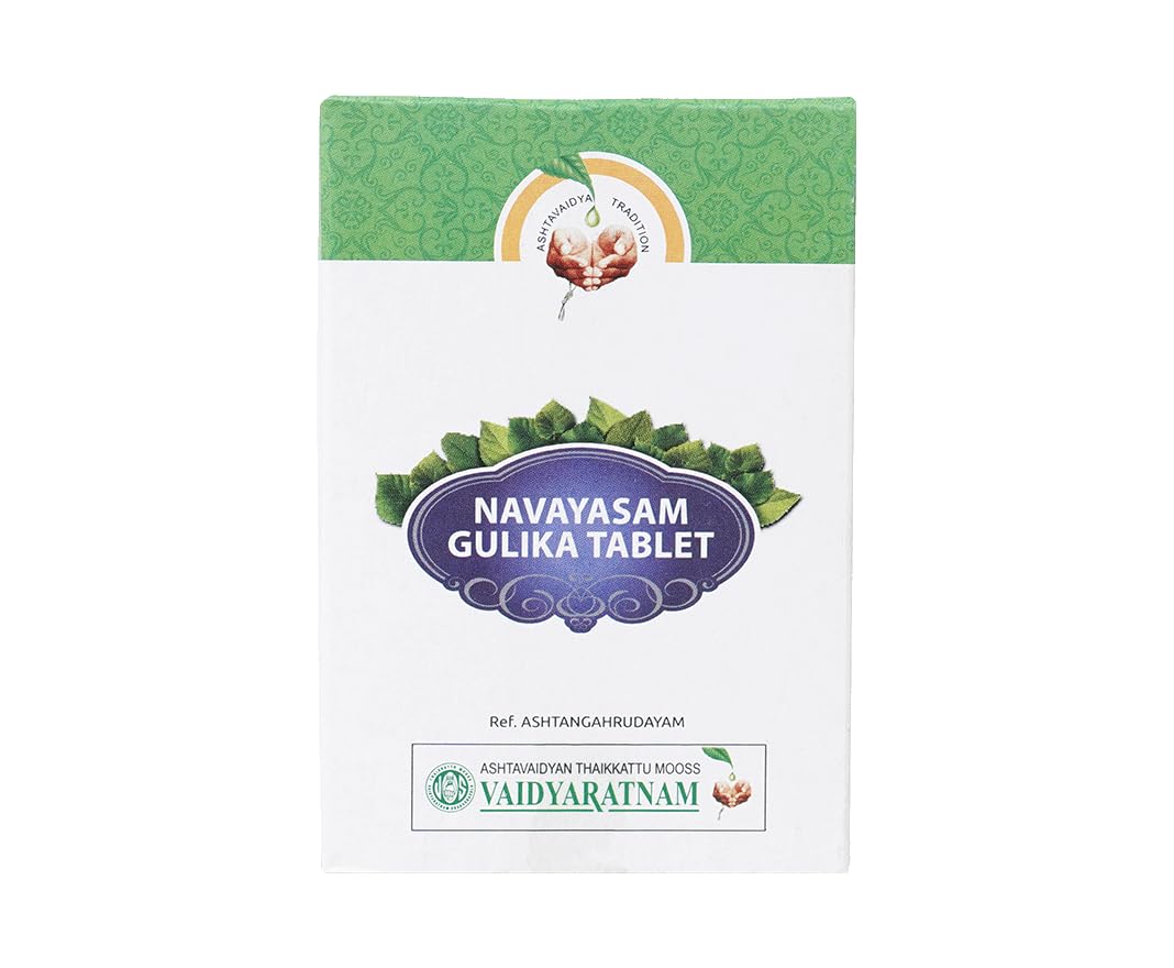 Vaidyaratnam Navayasam Gulika (100 Tablets)
