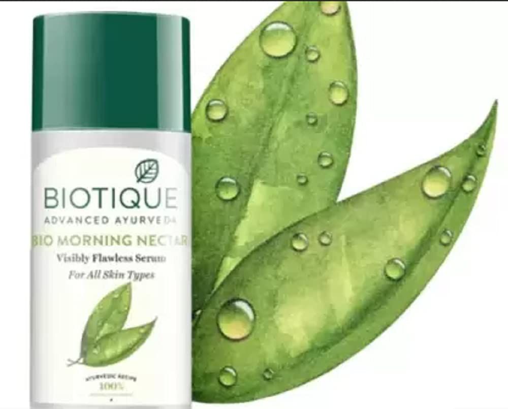 Biotique Bio Morning Nectar Visibly Flawless Serum, 40ml (Pack of 2)
