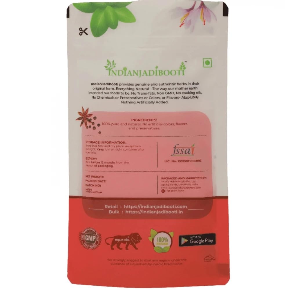 IndianJadiBooti Pure Shatavari Yellow Powder (Asparagus Racemosus) | Traditional Ayurvedic Rasayana for Holistic Female Wellness & Foundational Vitality (100 Grams)