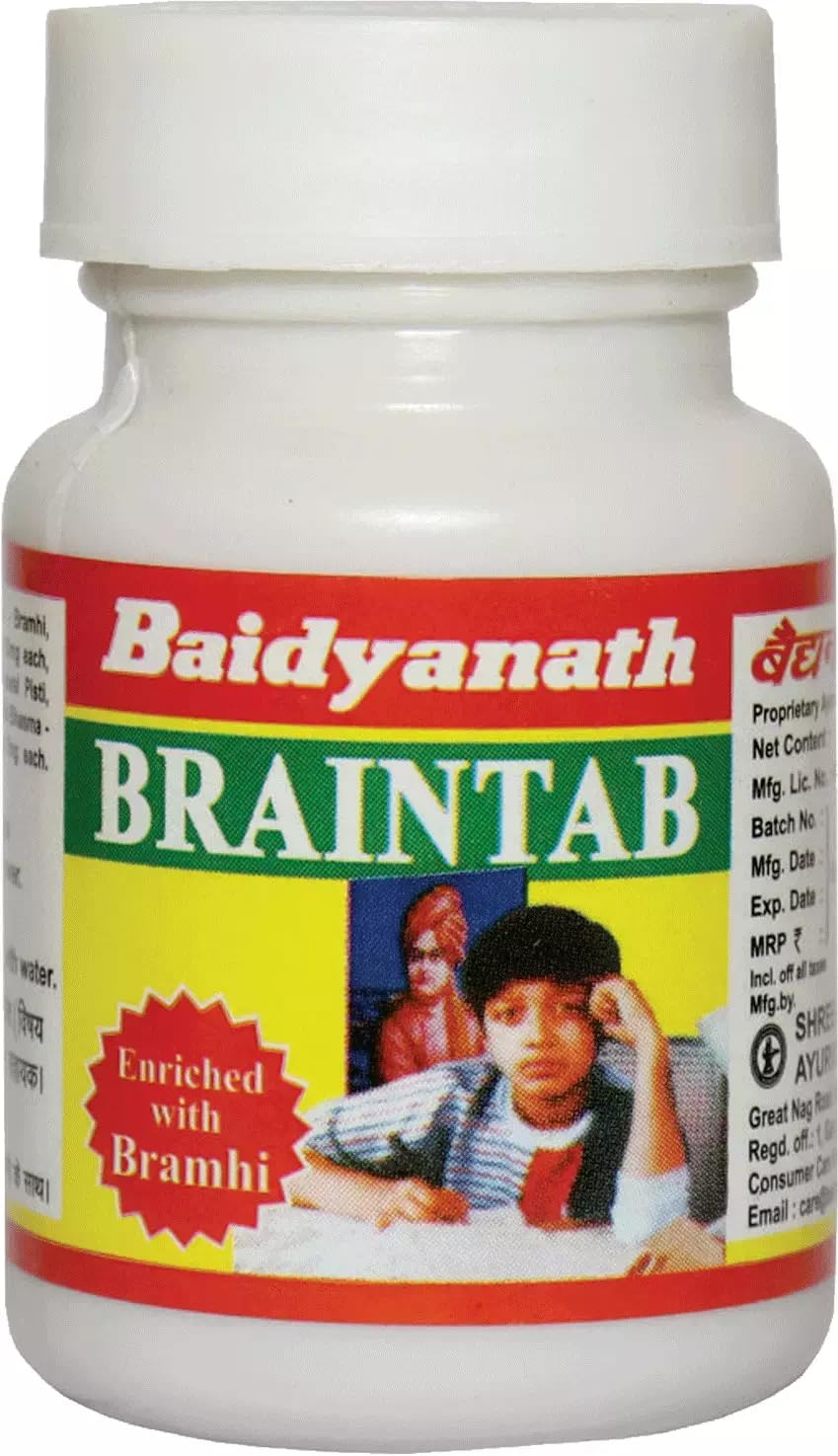 Baidyanath Asli Ayurved Brain Tablets 50 Tab
