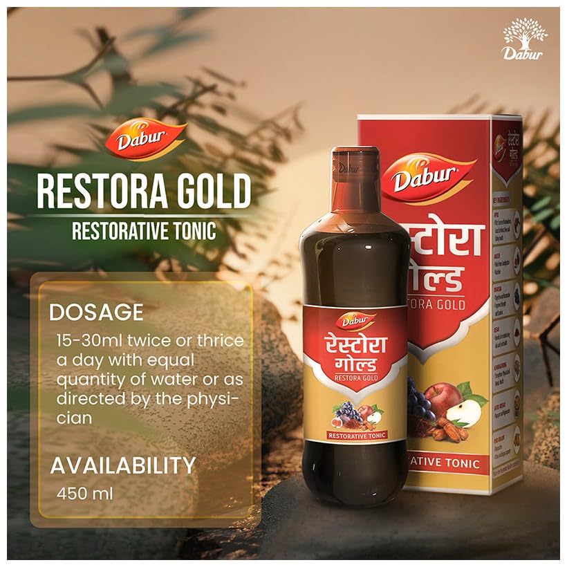 Dabur Restora Gold 450ml - Enhances Energy and Stamina