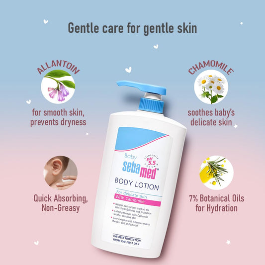 Sebamed Baby Body Lotion|pH 5.5|Vegan|750 ml