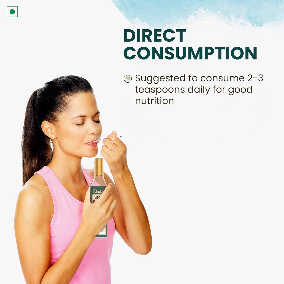 Dabur Natural, Cold Pressed Virgin Coconut Oil | Unrefined, No Trans Fat, 60% MCT | 500ml