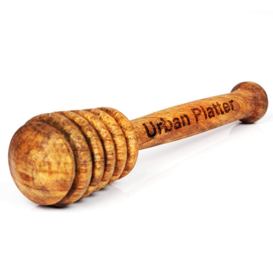 Urban Platter 5-Inch Long Handcrafted Wooden Foodgrade Honey Dipper Stick