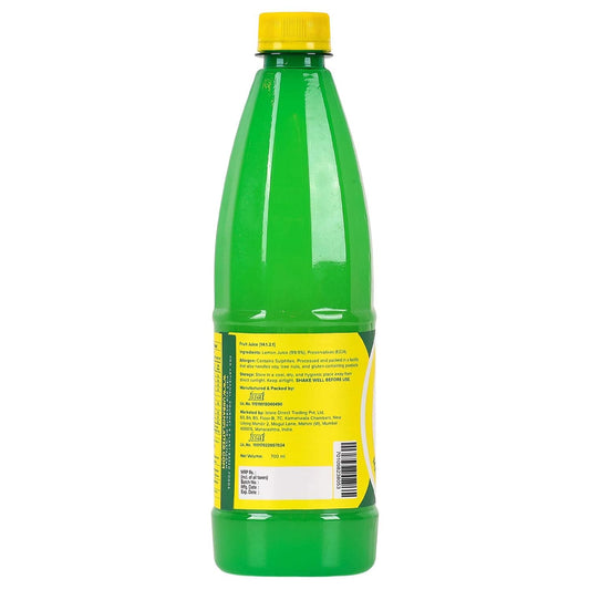 Urban Platter Lemon Juice Concentrate, 700ml (Equivalent of 70 Lemons | Quick and Easy | Ideal for Beverages and Daily Use)