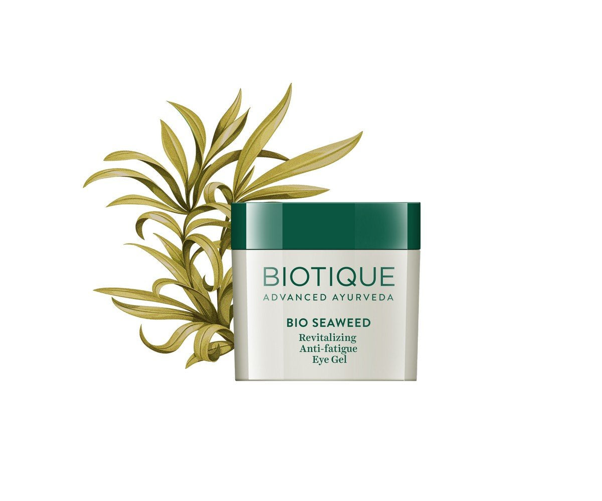 Biotique Bio Cucumber Pore Tightening Toner, 120ml And Biotique Bio Seaweed Revitalizing Anti Fatigue Eye Gel, Pack of 15g