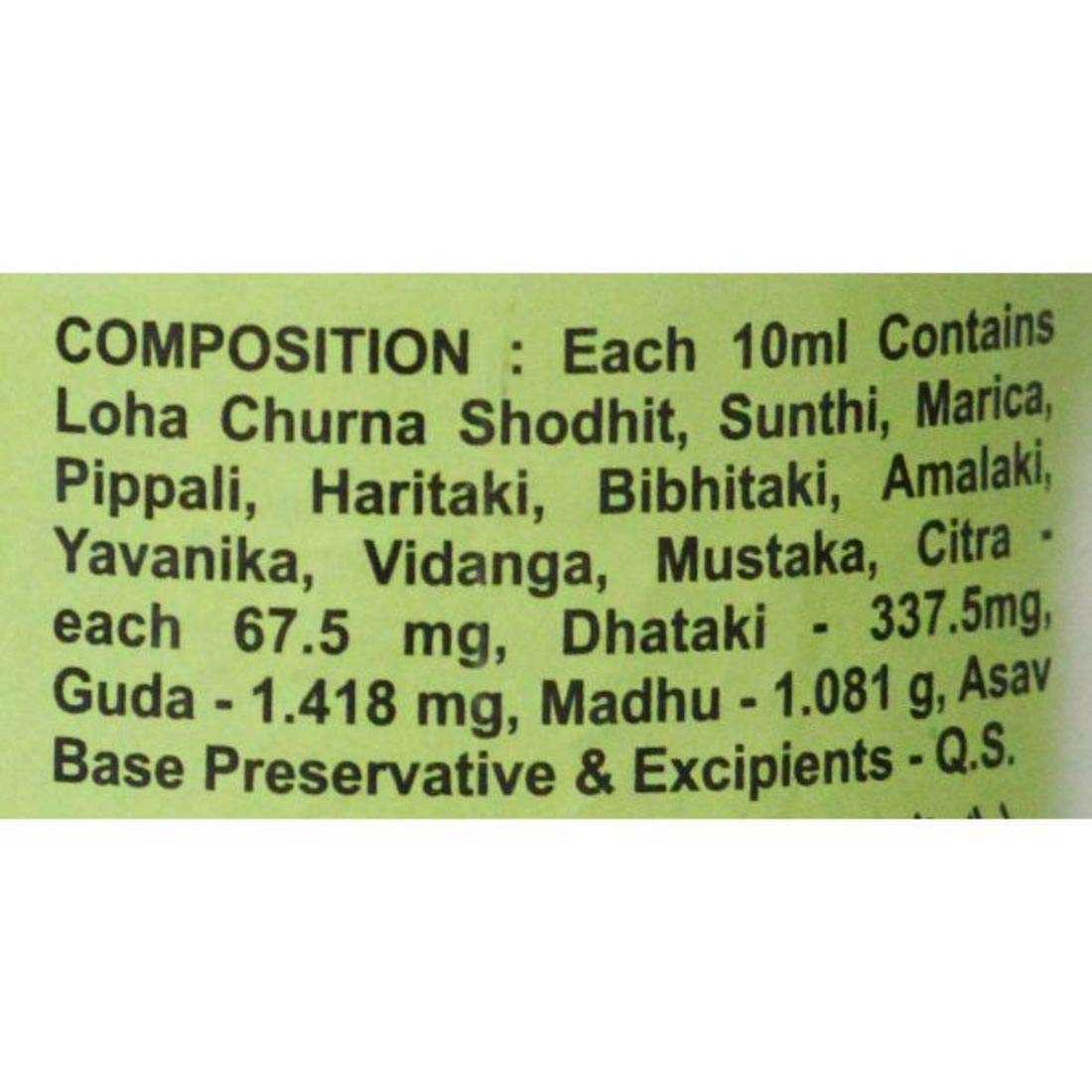 Baidyanath Asli Ayurved Lohasav - 220ml | Ayurvedic Formulation | Helps Manage Anaemia and Loss of Appetite | Supports Spleen, Liver and Digestive Health