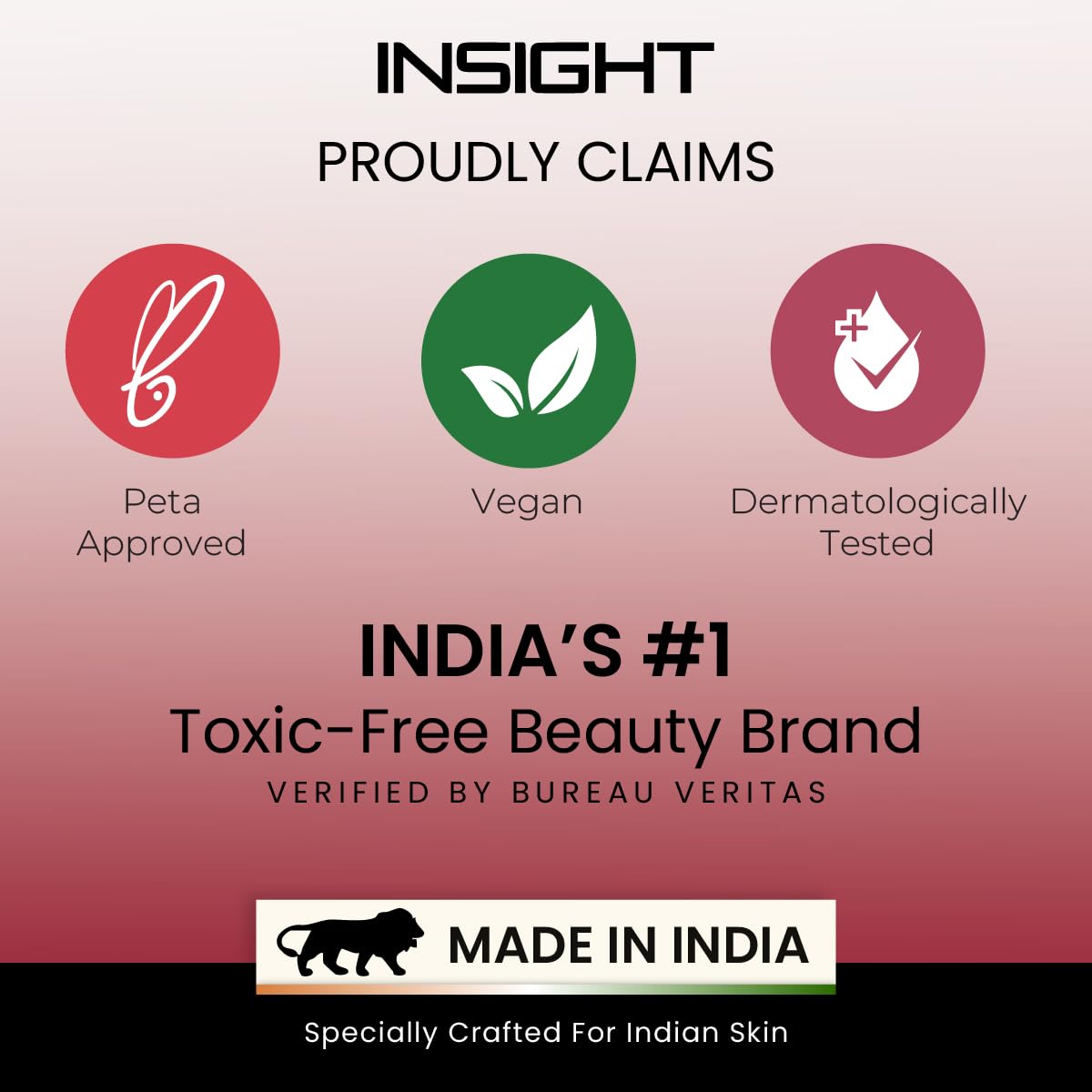 INSIGHT Pocket Crush (Pack of 6) - Set A | Velvety Matte finish | All Day Comfort | Pocket Friendly | Infused with Vitamin E & Squalane - 9.6 g