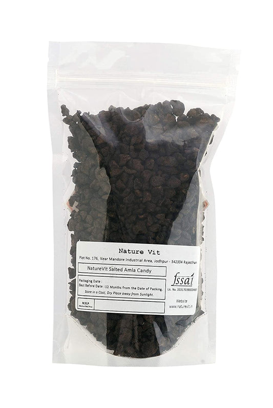 NatureVit Dried Amla 1Kg | Lightly Salted Indian Gooseberry | Natural Digestive Snack | Rich in Vitamin C & Antioxidants