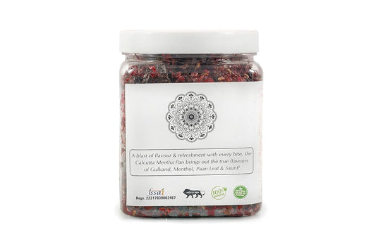 NatureVit Calcutta Meetha Paan Mukhwaas, 800g | Sweet Calcutta Paan Mouth Freshener with Gulkand & Fennel | Natural, Vegetarian, Hygienically Packed