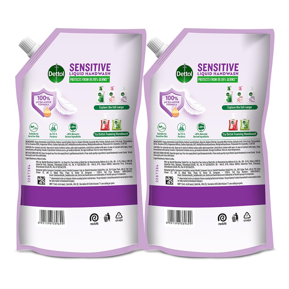 Dettol Sensitive Liquid Hand Wash Refill